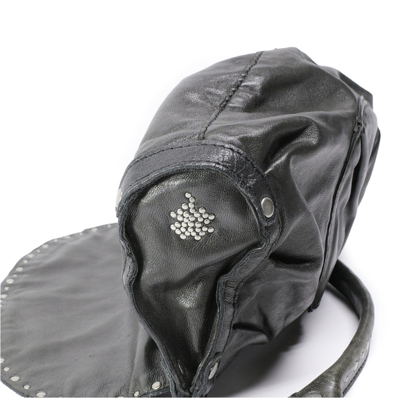 LUCKY BRAND Soft Black Leather Hobo Bag - Picture 10 of 12